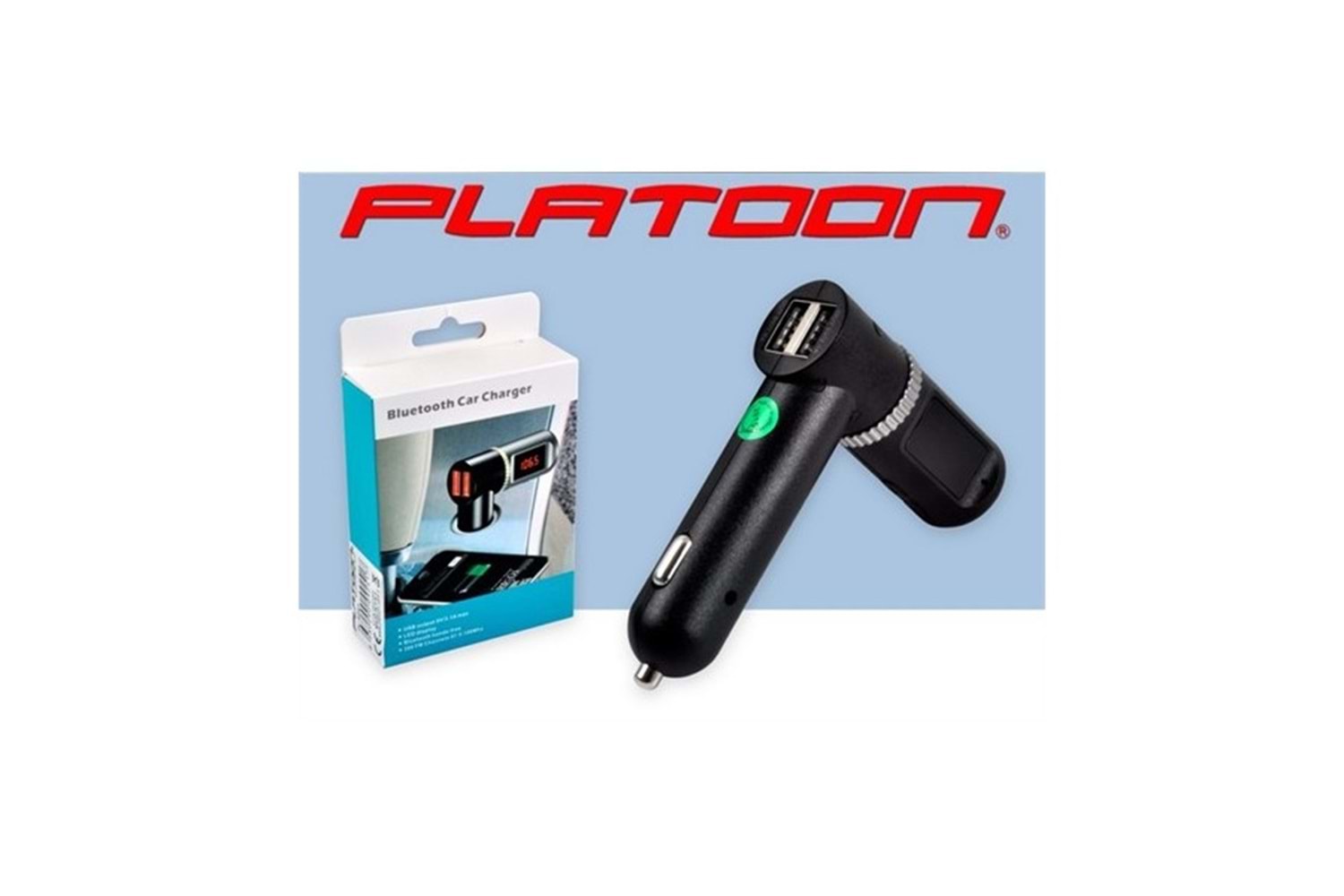 PLATOON PL-9241 1.8 TFT BLUETOOTH FM TRANSMITTER SD/USB